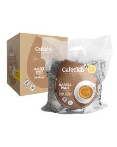 Caféclub Supercreme DARK ROAST Pads Megabeutel 100er Pack (100 x 7g)