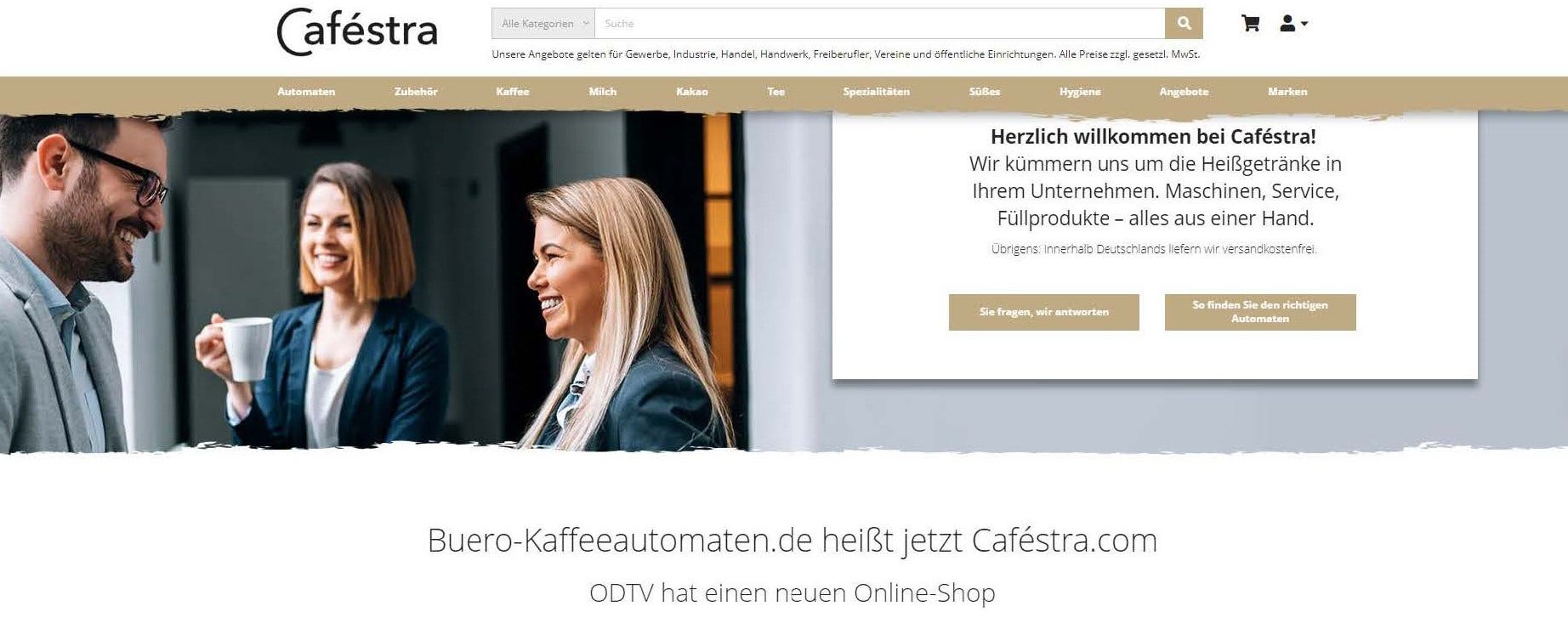 Herzlich willkommen bei Caféstra.com